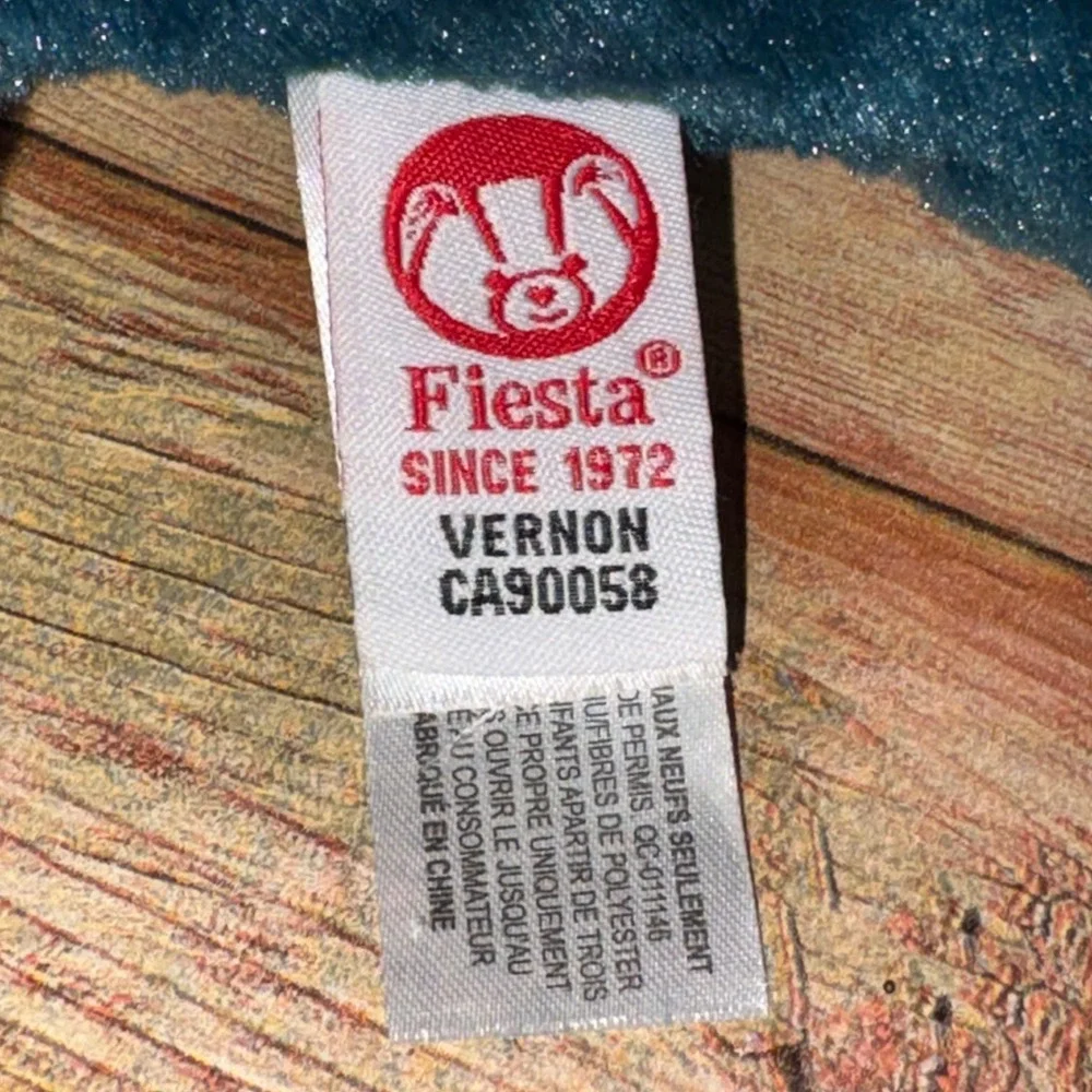 Fiesta plush blue